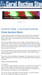 Mobile Screenshot of coralauctionstore.com